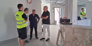 Ο Φ. Σερέτης επιθεώρησε εργασίες στο Κέντρο Υγείας Τυρνάβου 